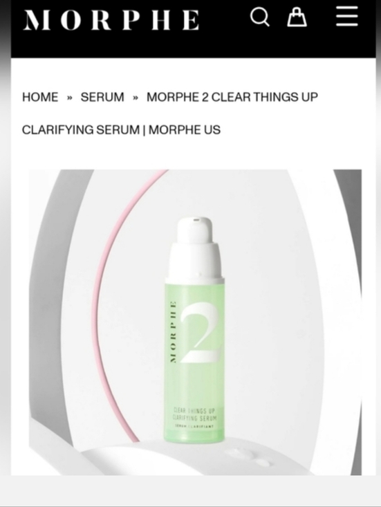 Morphe Other - MORPHE M2 CLEAR THINGS UP CLARIFYING SERUM NWOB